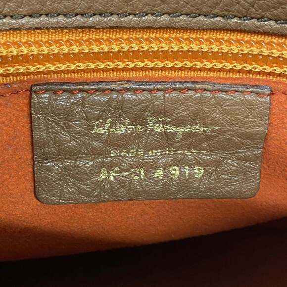 Salvatore Ferragamo handbag, leather, brown, women's. - Picture 5 of 14